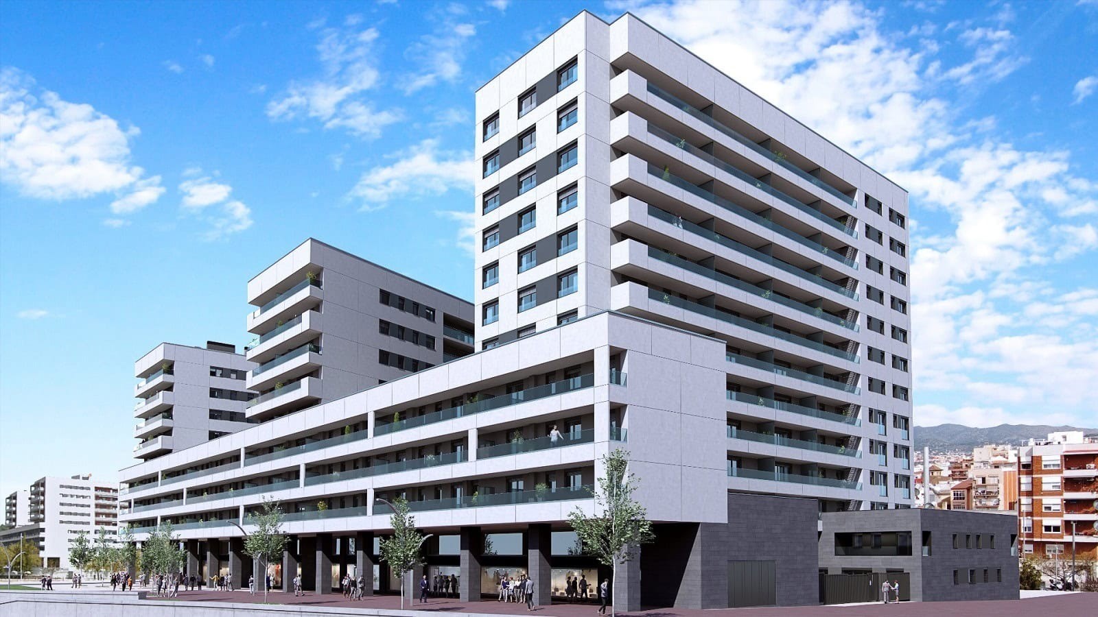 Lägenhet i Badalona, Barcelona, Spanien 4 sovrum, 114 kvm. Nr. 122667