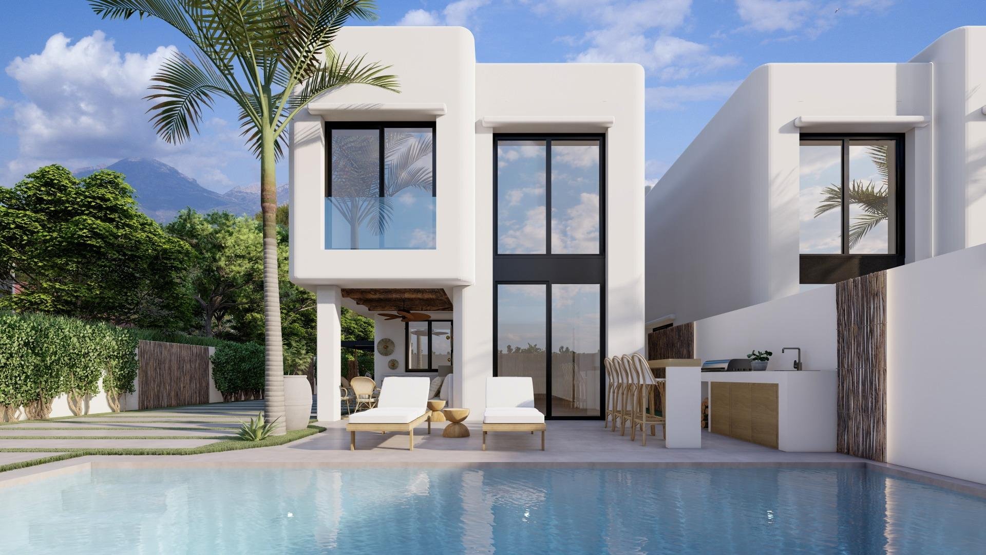 Villa i L'Alfàs del Pi, Alicante, Spanien 4 sovrum, 203 kvm. Nr. 131454