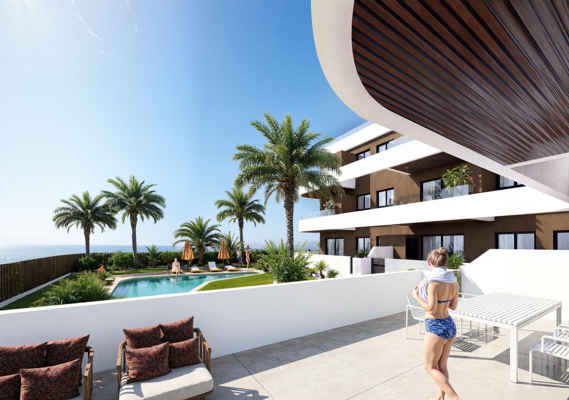 Apartament w Guardamar del Segura, Alicante, Hiszpania 2 sypialnie, 89 mkw. nr 130622