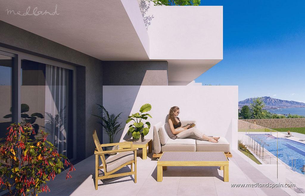 Apartament w Manilva, Malaga, Hiszpania 3 sypialnie, 102 mkw. nr 121375