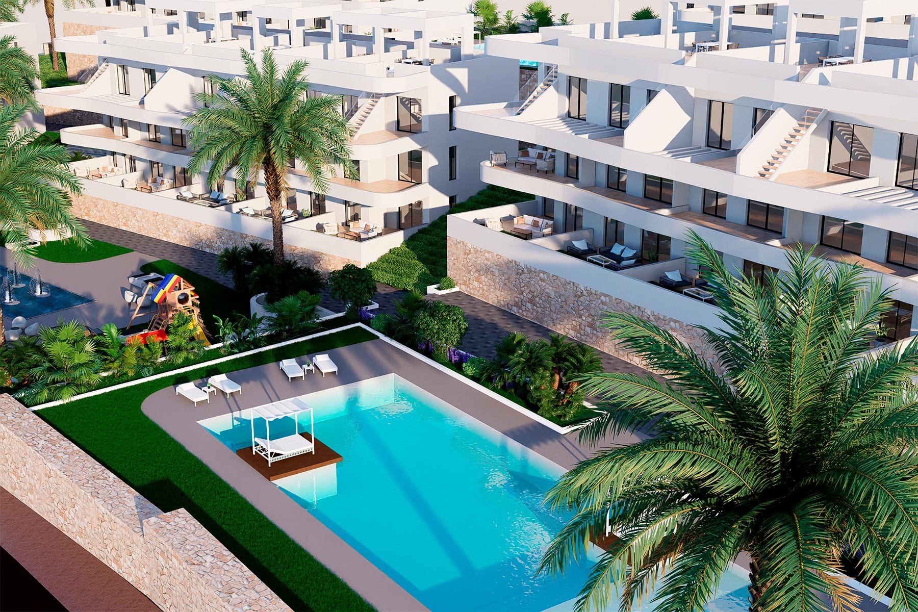 Lägenhet i Finestrat, Alicante, Spanien 2 sovrum, 89 kvm. Nr. 131340