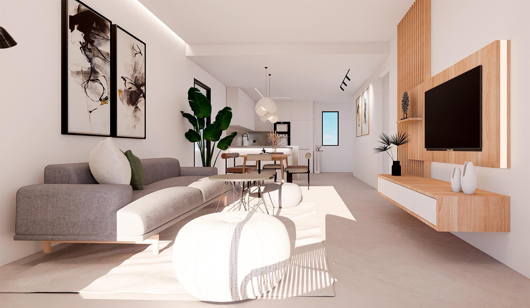 Lägenhet i Finestrat, Alicante, Spanien 2 sovrum, 89 kvm. Nr. 131340