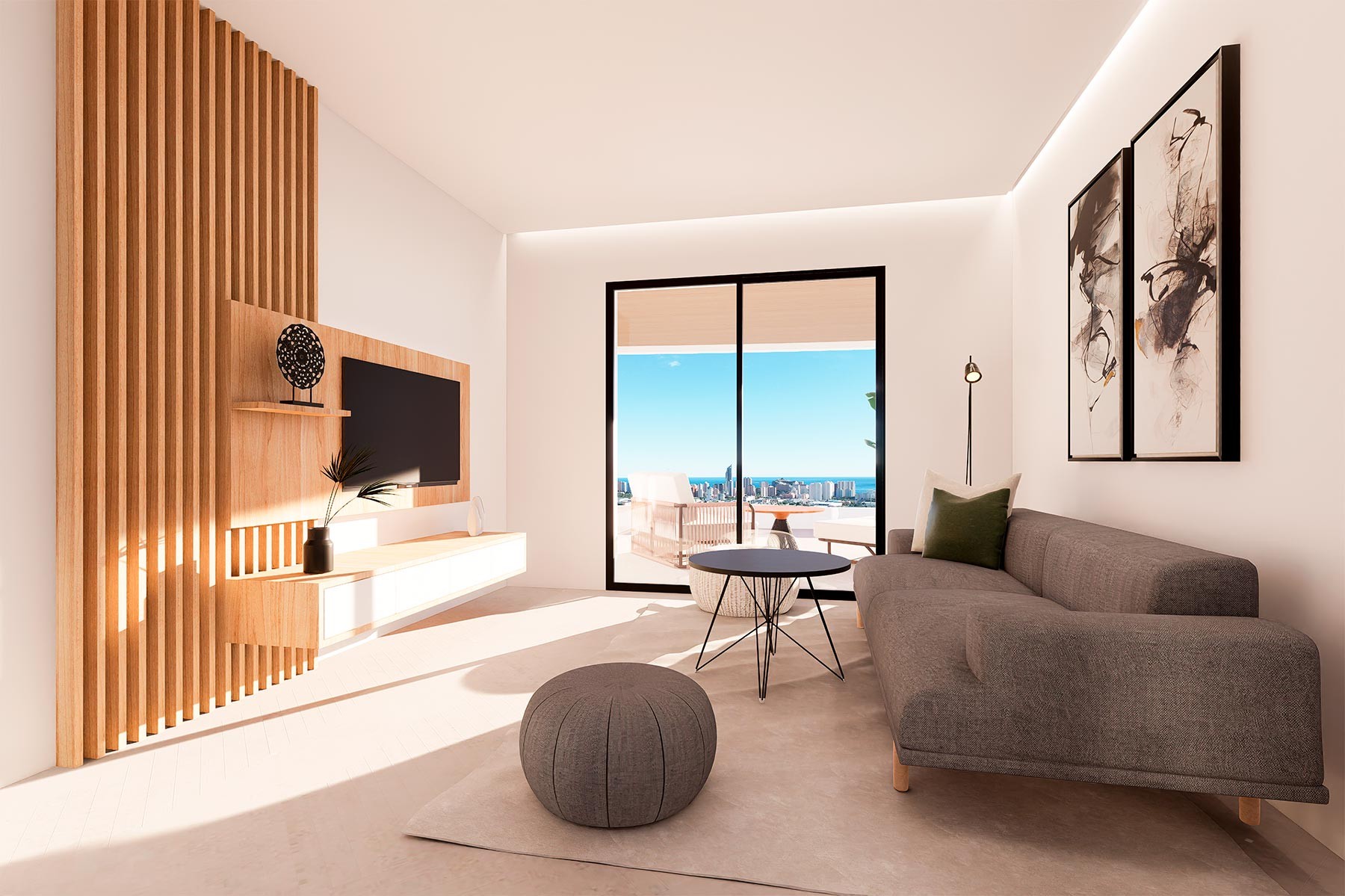 Lägenhet i Finestrat, Alicante, Spanien 2 sovrum, 89 kvm. Nr. 131340
