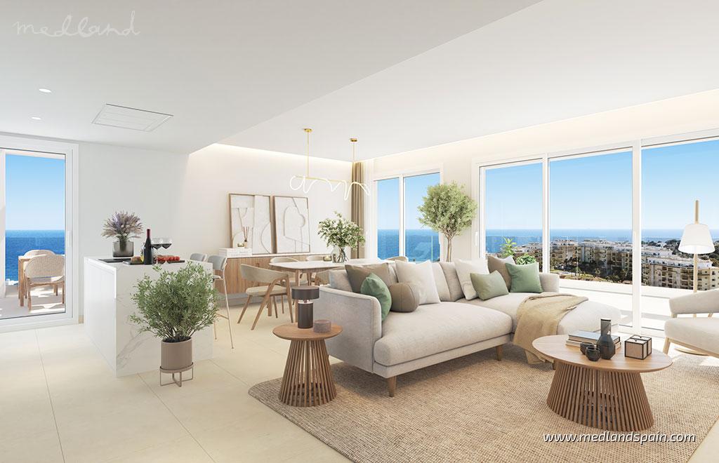 Wohnung in Mijas Costa, Malaga, Spanien 3 Schlafzimmer, 125 m2 Nr. 130475