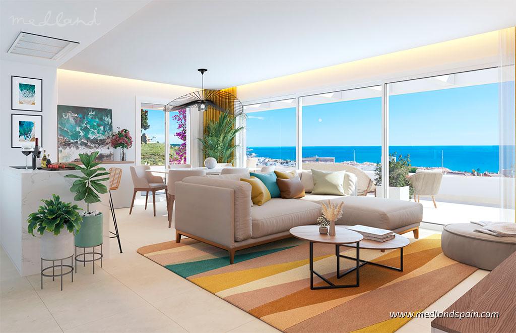 Wohnung in Mijas Costa, Malaga, Spanien 3 Schlafzimmer, 125 m2 Nr. 130475