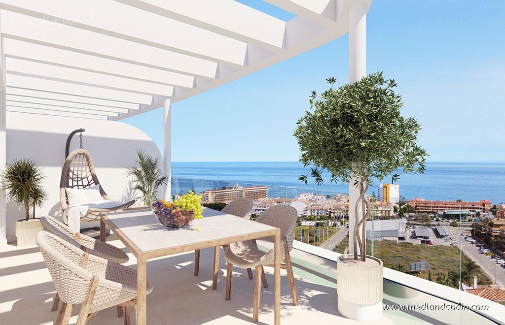 Wohnung in Mijas Costa, Malaga, Spanien 3 Schlafzimmer, 125 m2 Nr. 130475