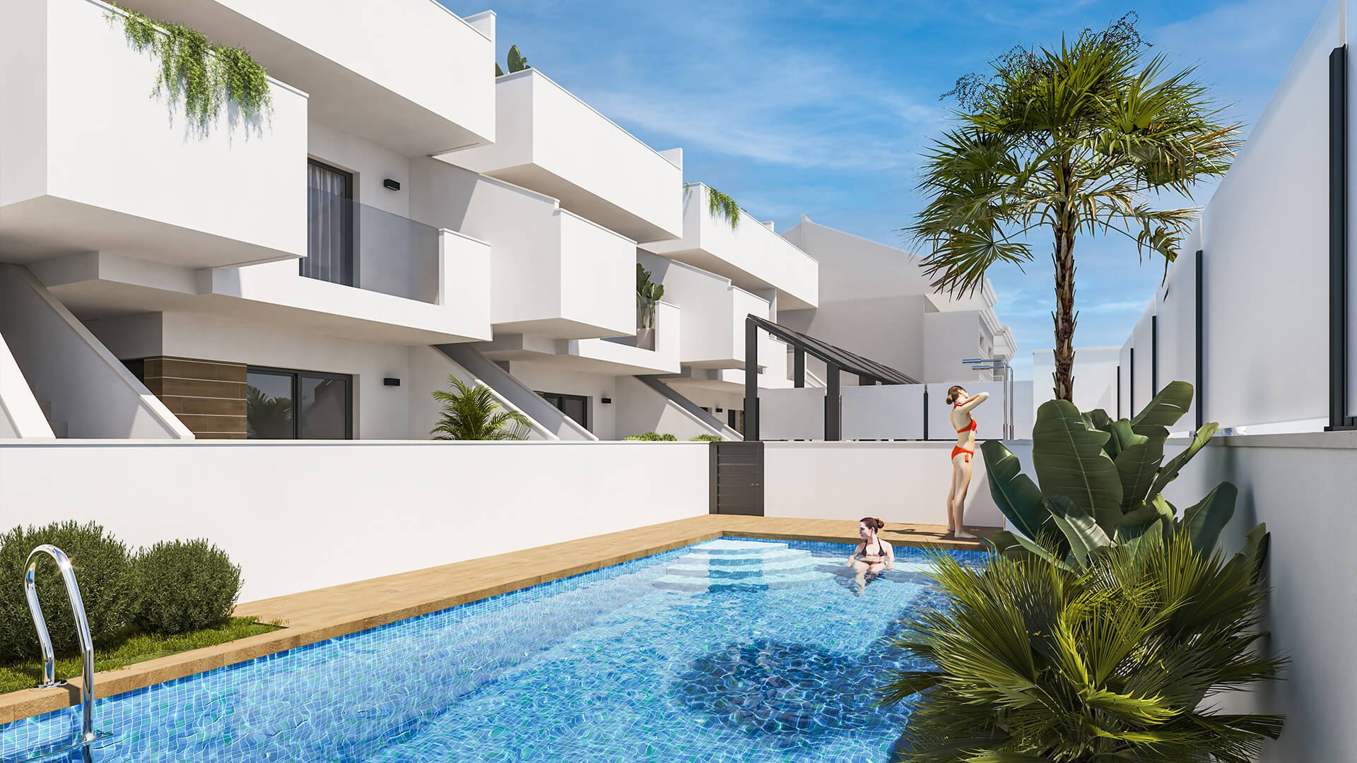 Bungalow en Villas Joblan 2, San Pedro del Pinatar, Murcia, España 3 dormitorios, 97 m2 No. 125799