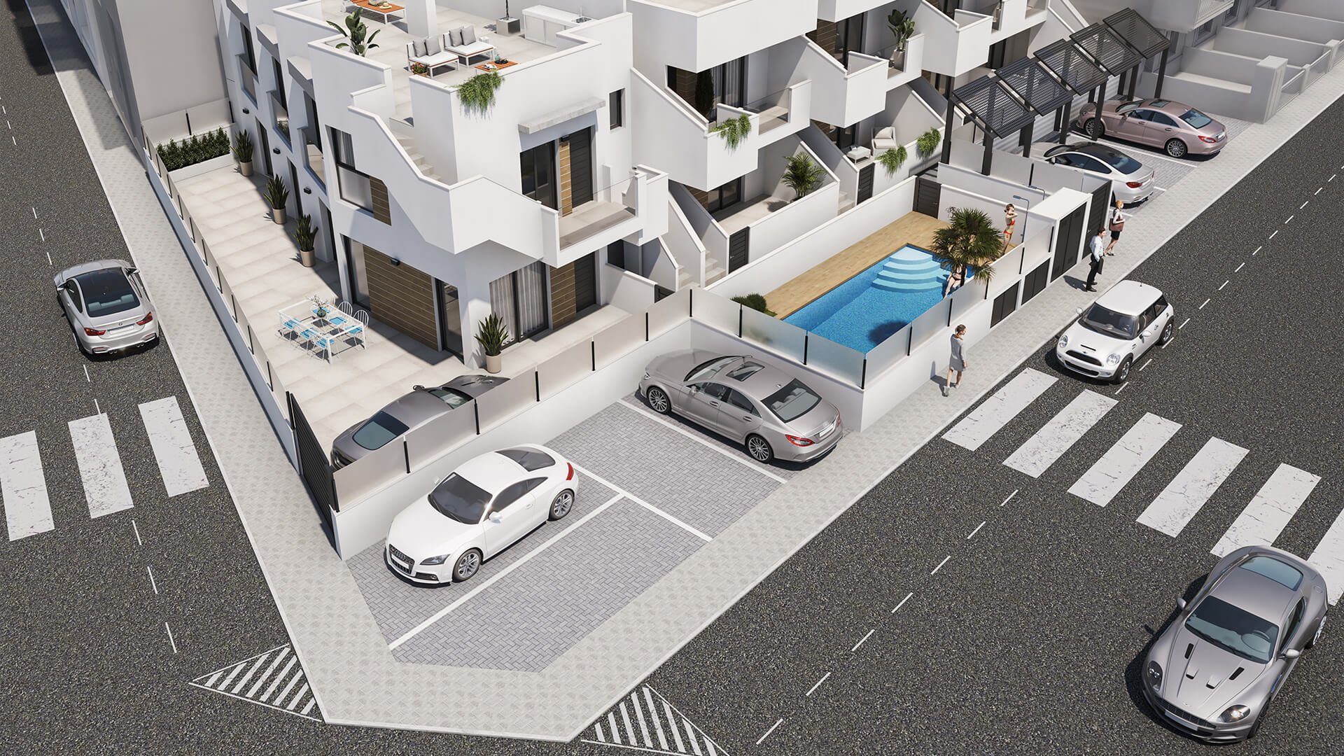 Bungalow en Villas Joblan 2, San Pedro del Pinatar, Murcia, España 3 dormitorios, 97 m2 No. 125799