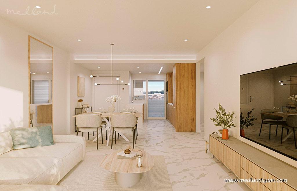 Apartment à Punta Prima, Alicante, Espagne 3 chambres, 87 m2 No. 129515