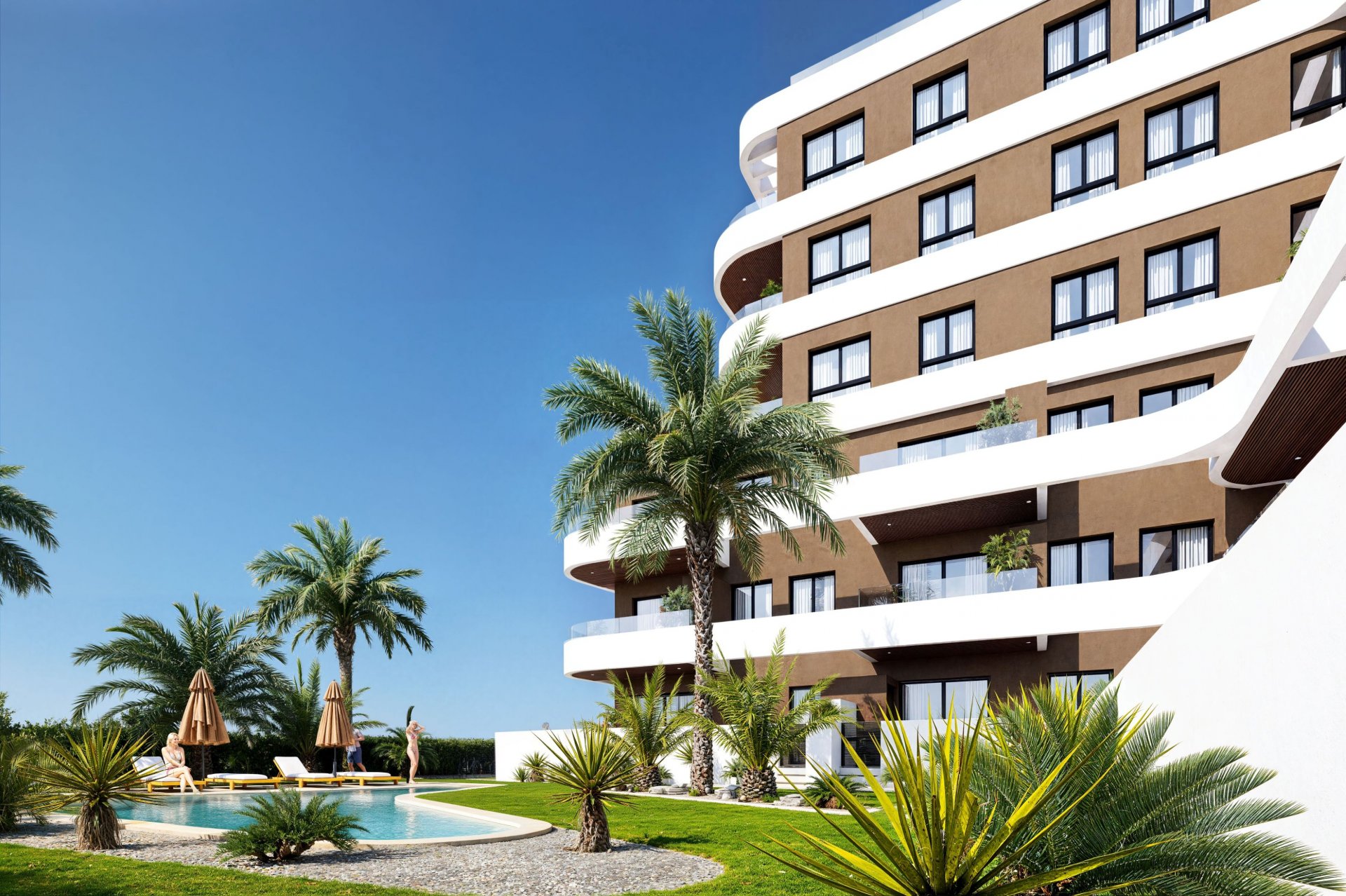 Apartament w Guardamar del Segura, Alicante, Hiszpania 2 sypialnie,  nr 132064