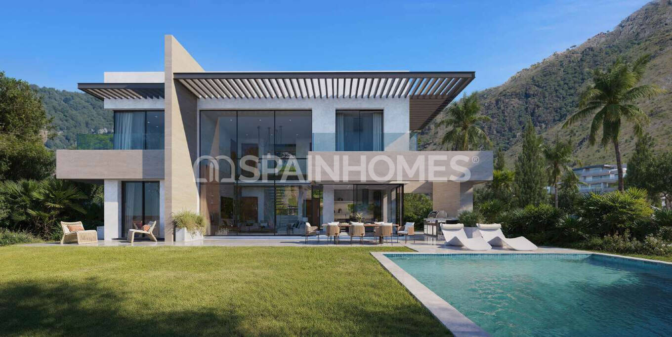 Villa i Mijas, Malaga, Spanien 5 sovrum, 334 kvm. Nr. 120885