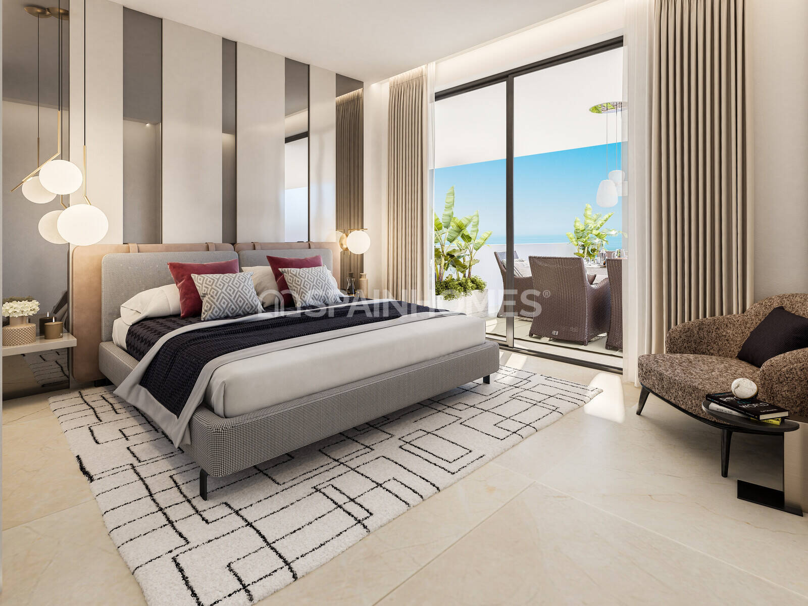 Kattohuoneisto Estepona, Malaga, Espanja 3 makuuhuonetta, 144 m2 No. 120883