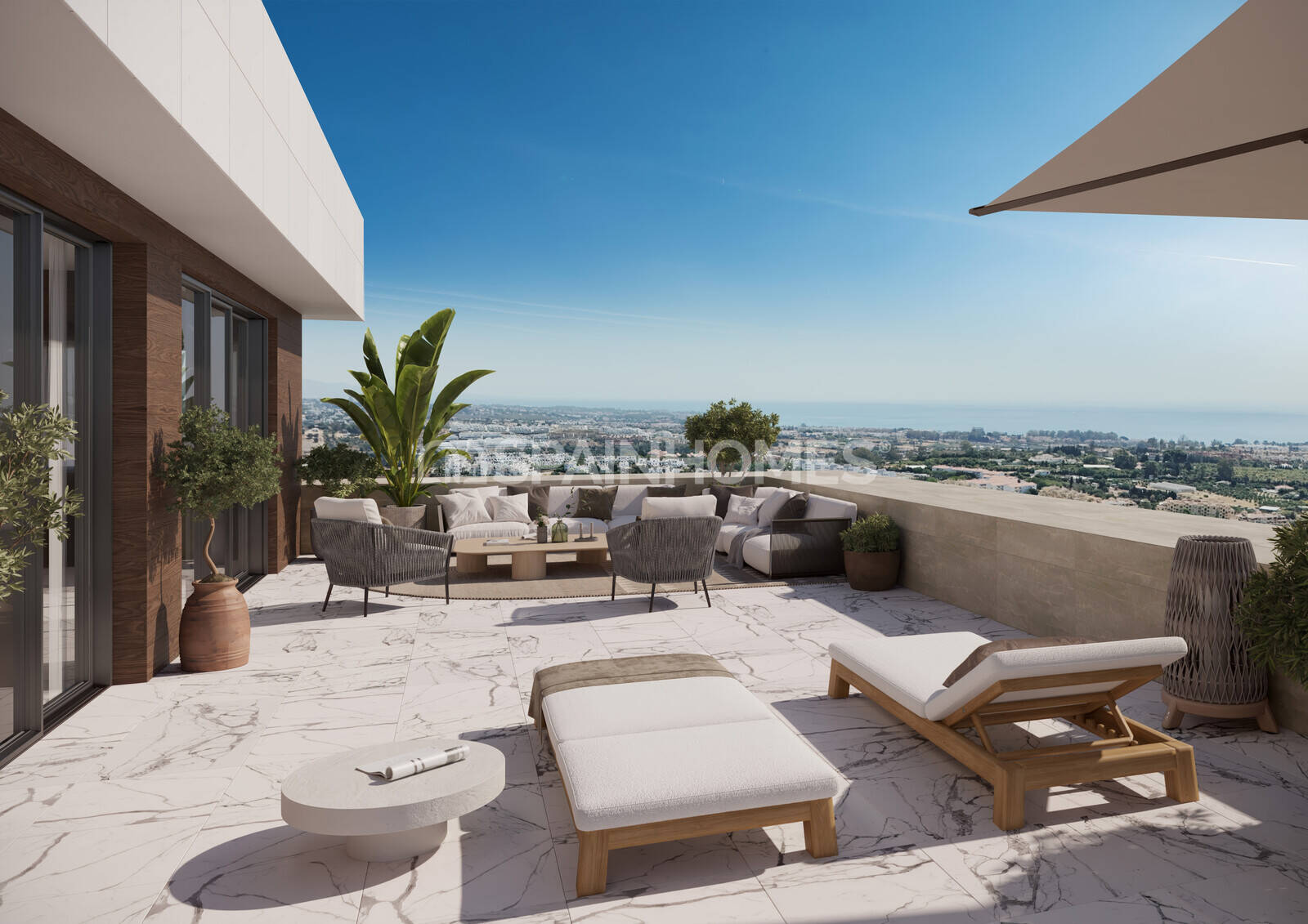 Kattohuoneisto Estepona, Malaga, Espanja 3 makuuhuonetta, 144 m2 No. 120883