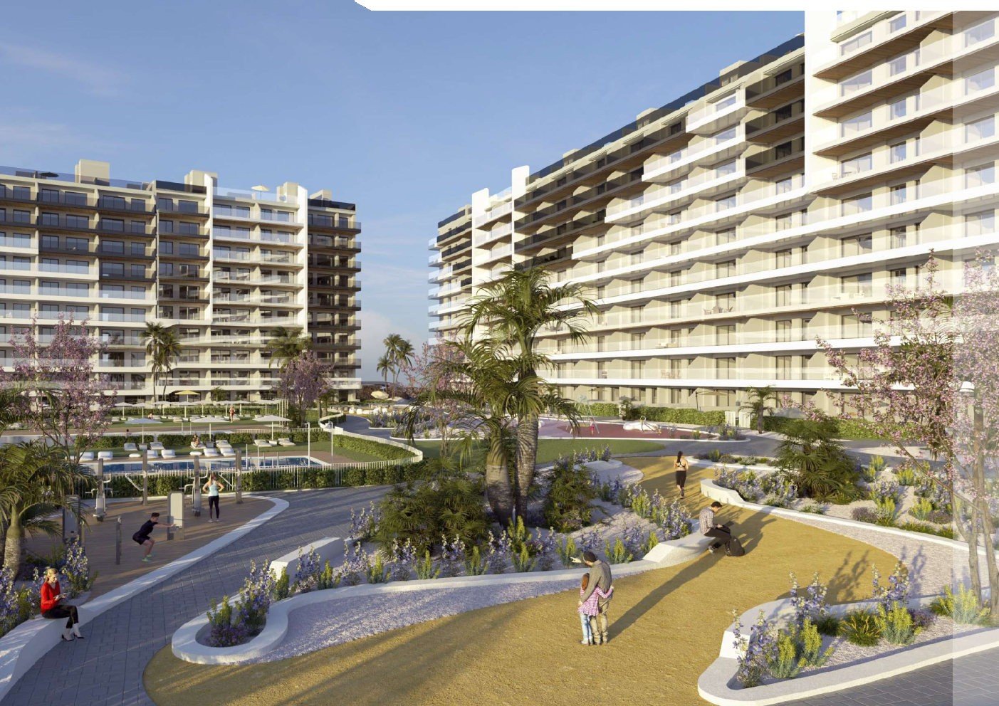 Квартира в Ориуэла, Аликанте, Испания 3 спальни, 96м2 №128405
