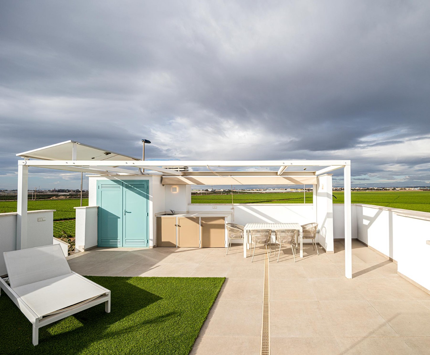 Bungalow a Pilar de la Horadada, Alicante, Spagna 2 camere da letto, 76 mq. N° 128352