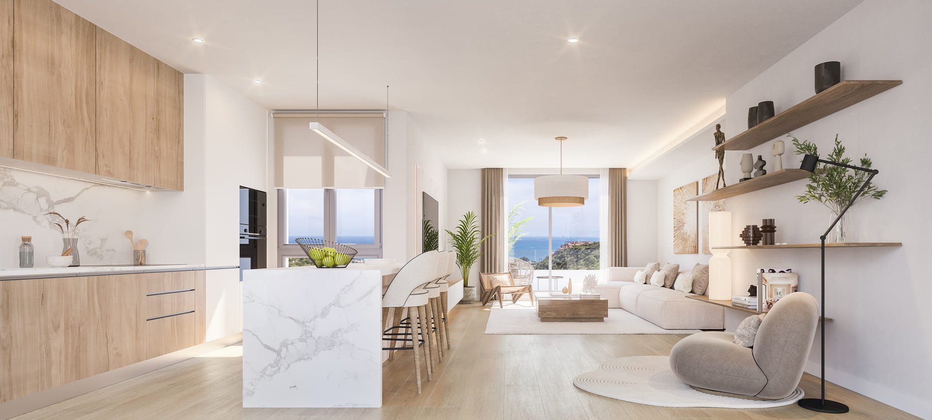 Wohnung in Manilva, Malaga, Spanien 3 Schlafzimmer, 121 m2 Nr. 123655