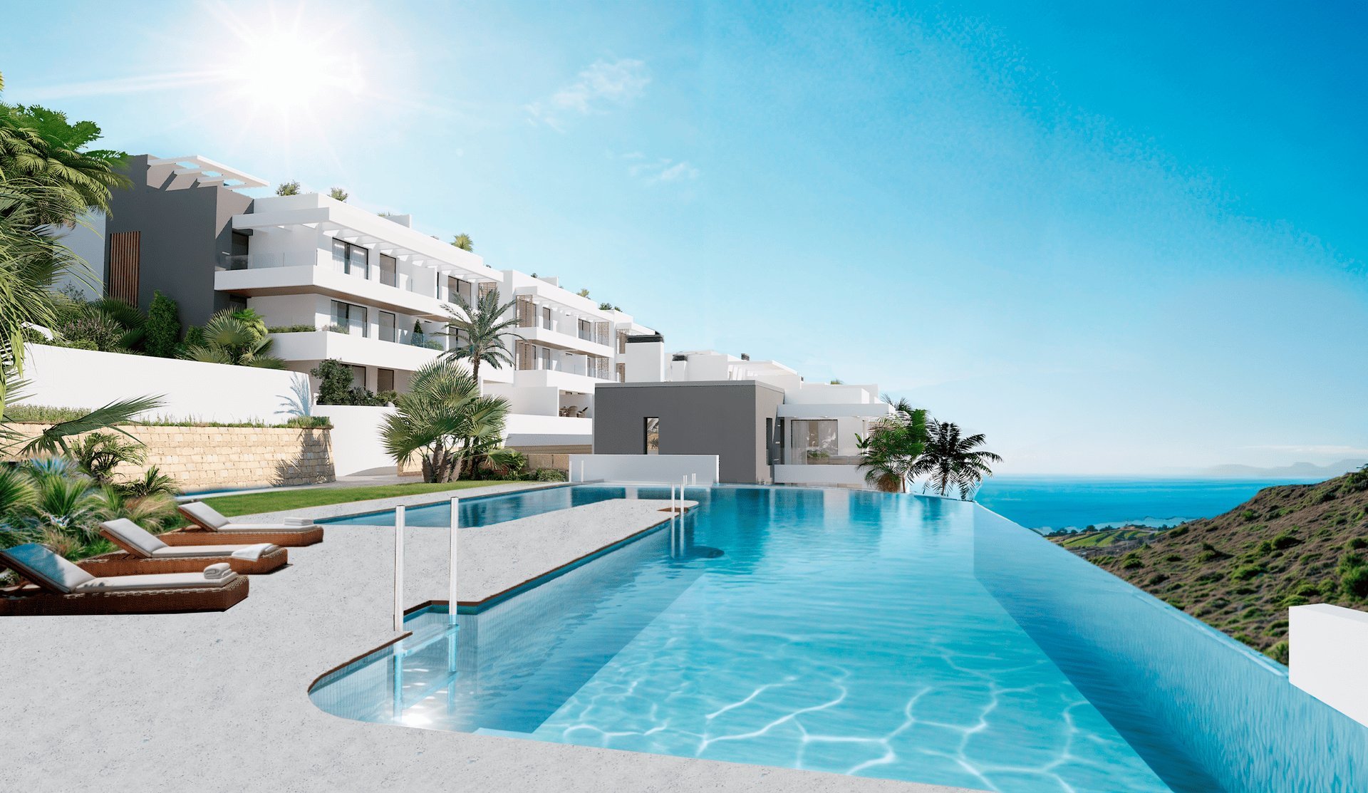 Wohnung in Manilva, Malaga, Spanien 2 Schlafzimmer, 112 m2 Nr. 123656