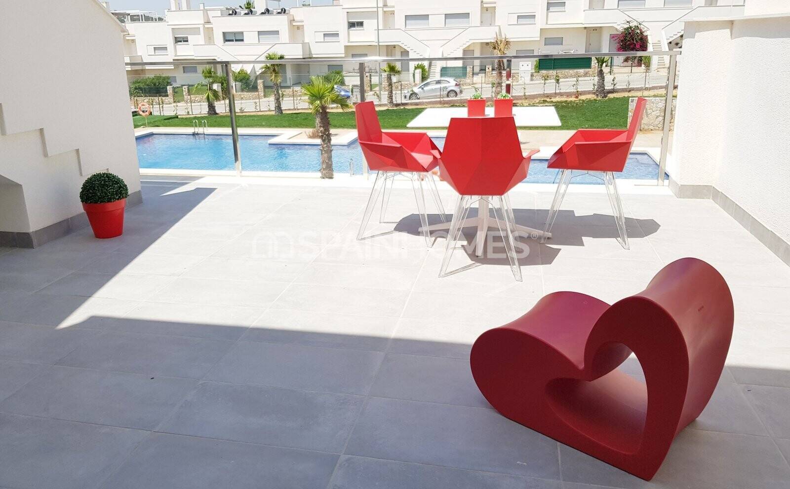 Penthäuser in Orihuela, Alicante, Spanien 2 Schlafzimmer, 82 m2 Nr. 121865