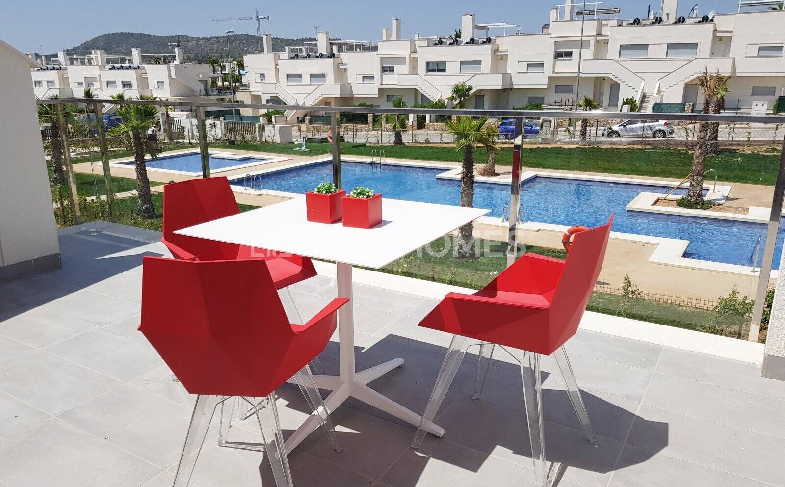 Penthäuser in Orihuela, Alicante, Spanien 2 Schlafzimmer, 82 m2 Nr. 121865