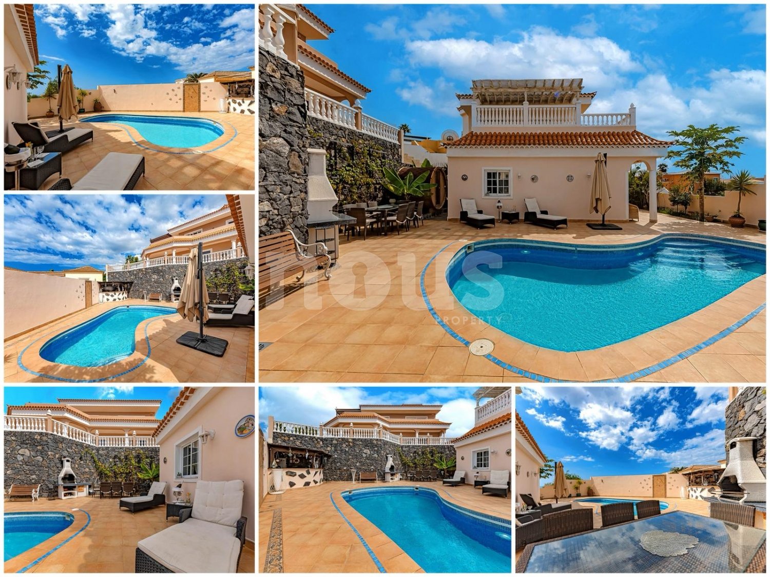 Villa i Callao Salvaje, Tenerife, Spanien 3 sovrum, 250 kvm. Nr. 130737