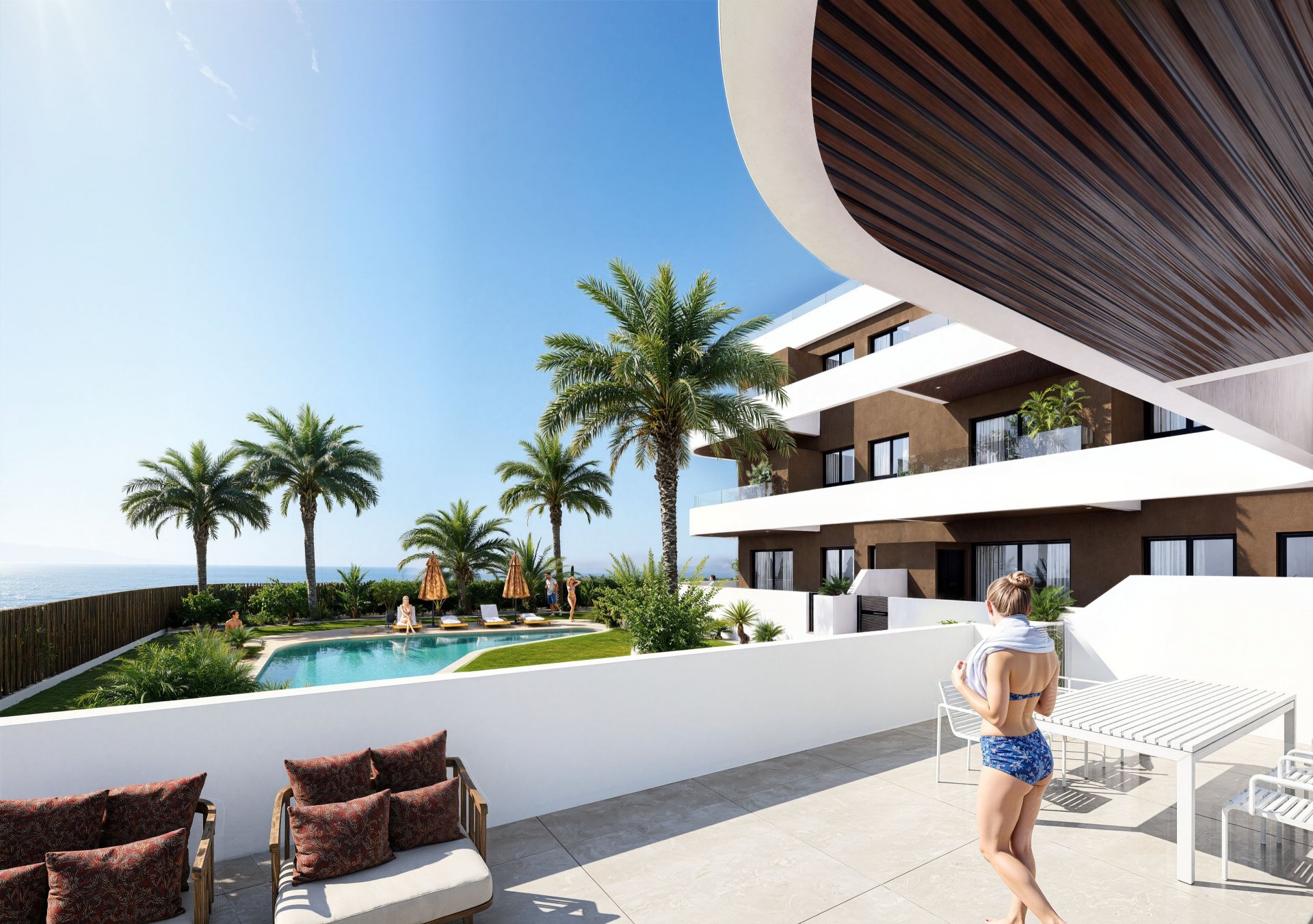 Apartamento en Guardamar del Segura, Alicante, España 2 dormitorios, 97 m2 No. 130741