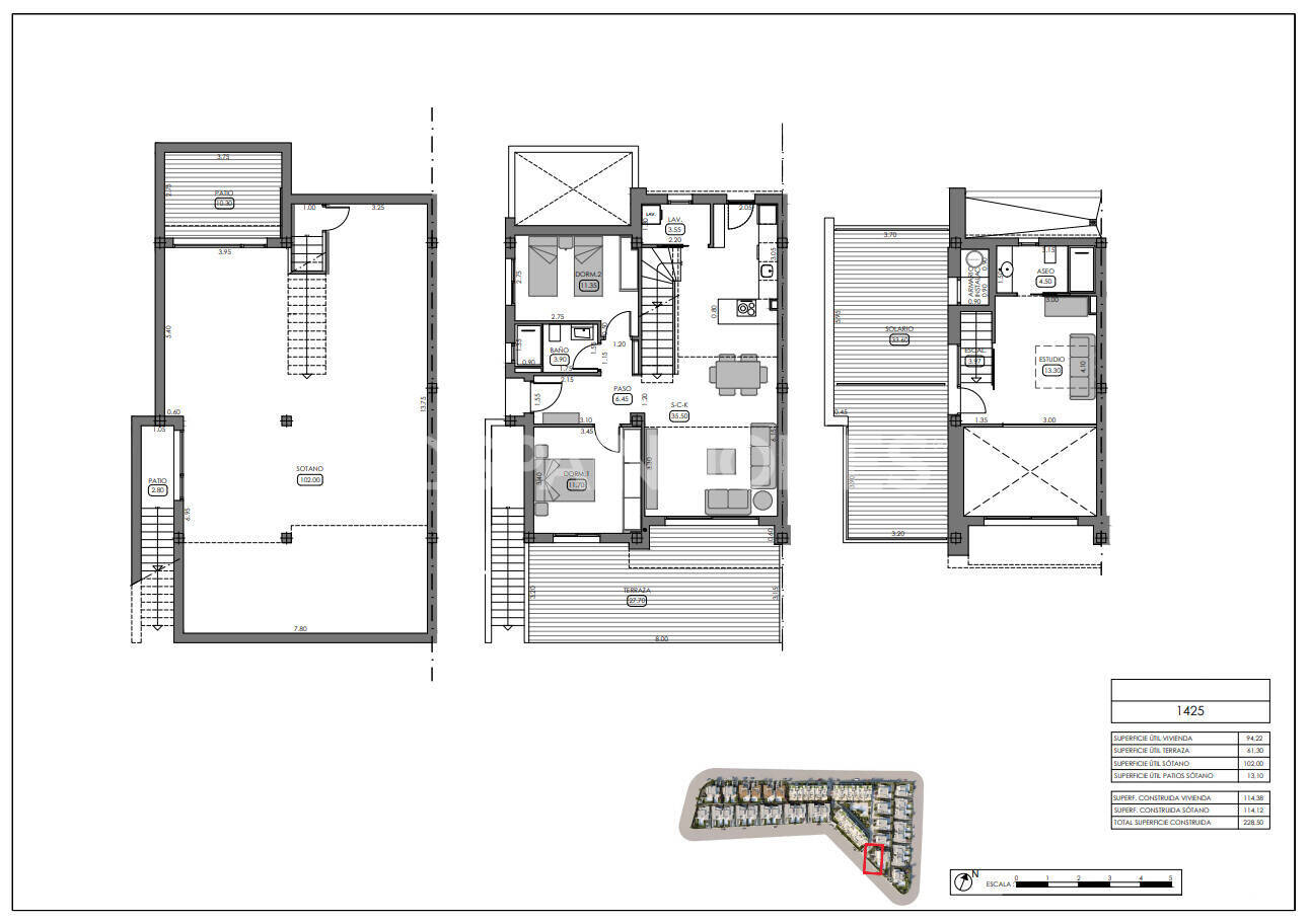 Villa en Algorfa, Alicante, España 3 dormitorios, 108 m2 No. 120975