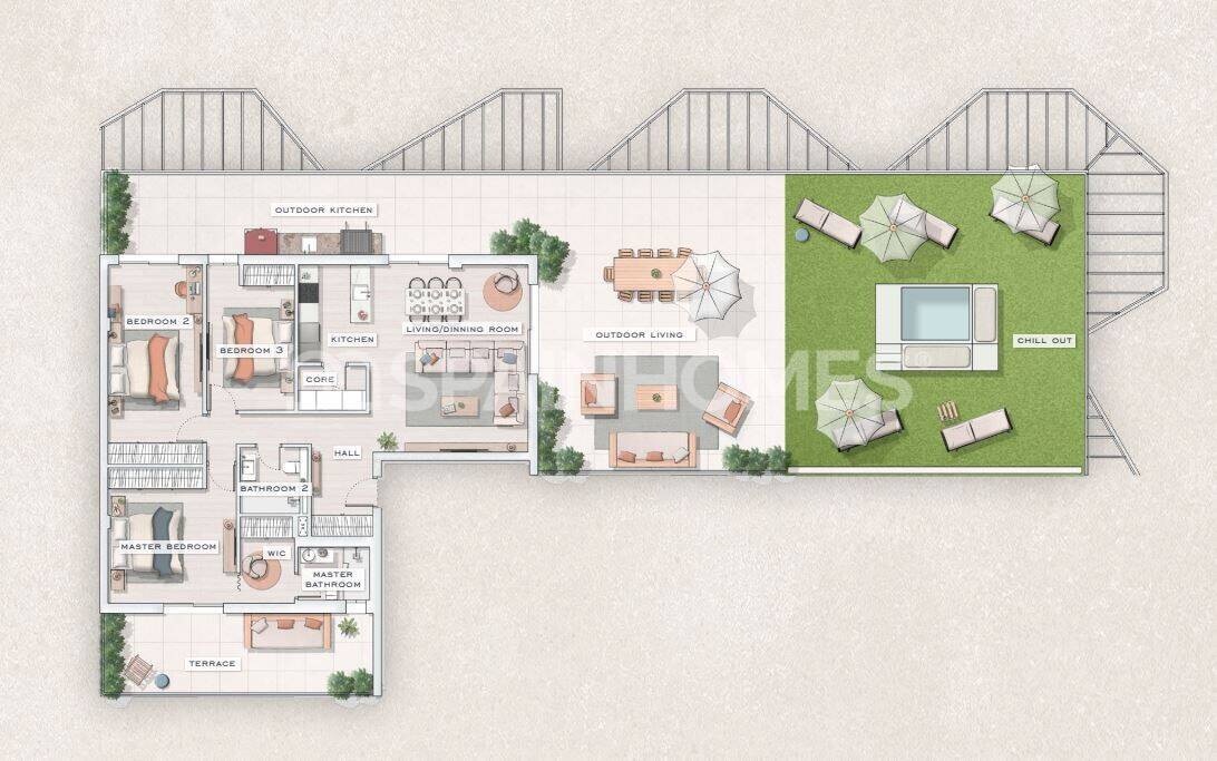 Apartment in Mijas, Malaga, Spain 3 bedrooms, 97 sq.m. No. 120698