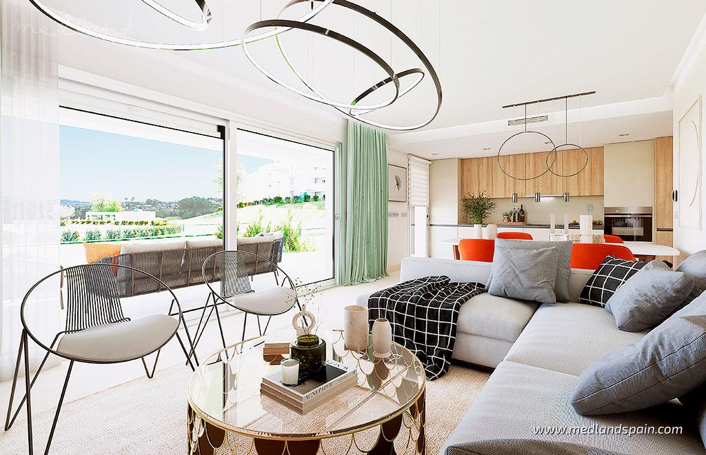 Wohnung in Mijas Costa, Malaga, Spanien 3 Schlafzimmer, 101 m2 Nr. 121713