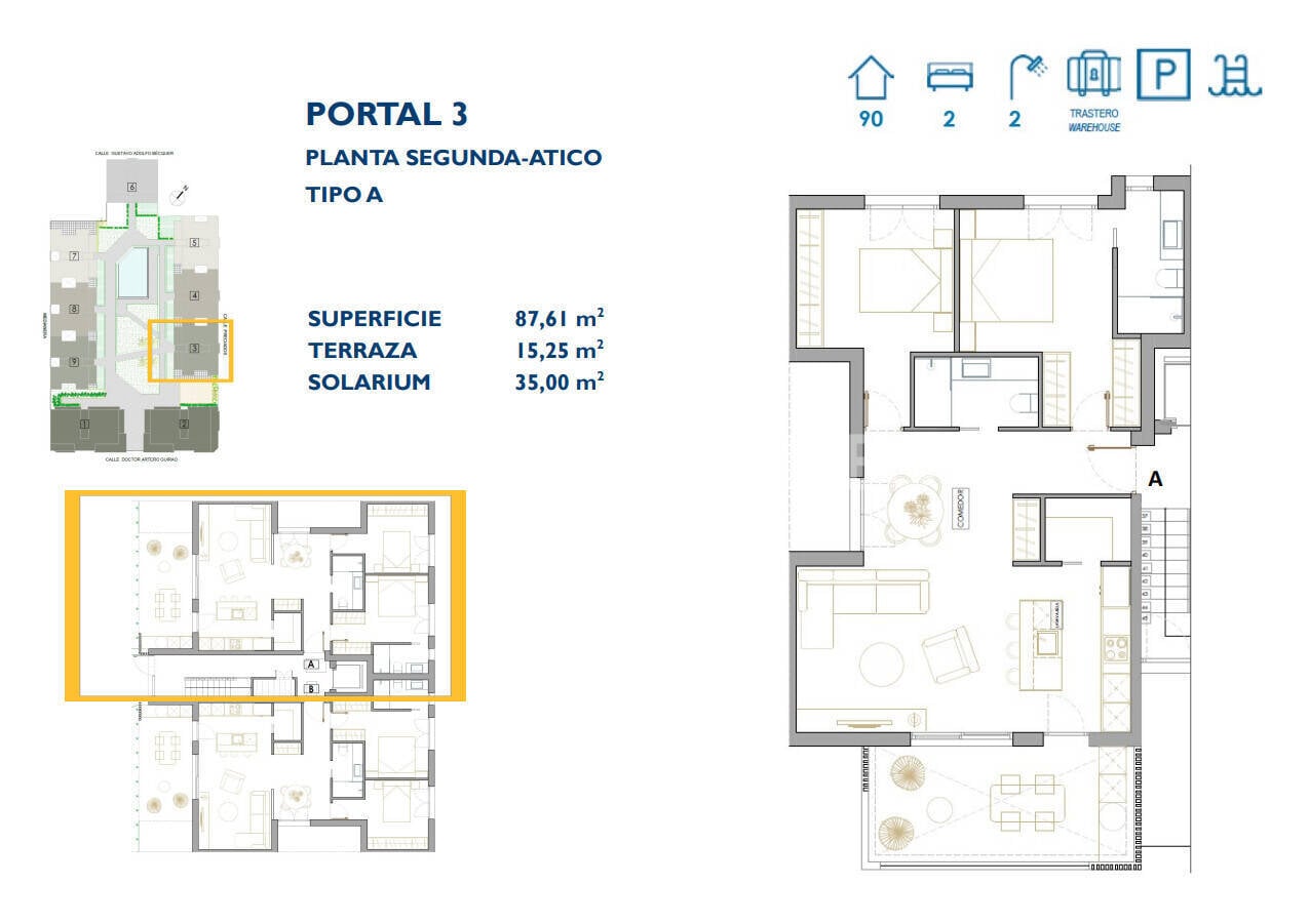 Dzīvoklis San Pedro del Pinatar, Murcia, Spānijā 2 istabas, 84 m2 Nr. 121074