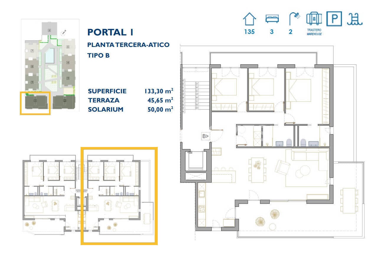 Dzīvoklis San Pedro del Pinatar, Murcia, Spānijā 2 istabas, 84 m2 Nr. 121074