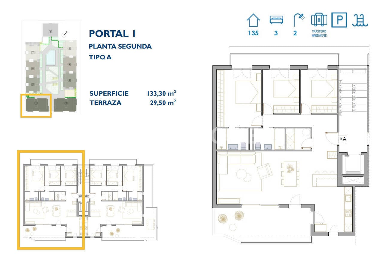 Dzīvoklis San Pedro del Pinatar, Murcia, Spānijā 2 istabas, 84 m2 Nr. 121074