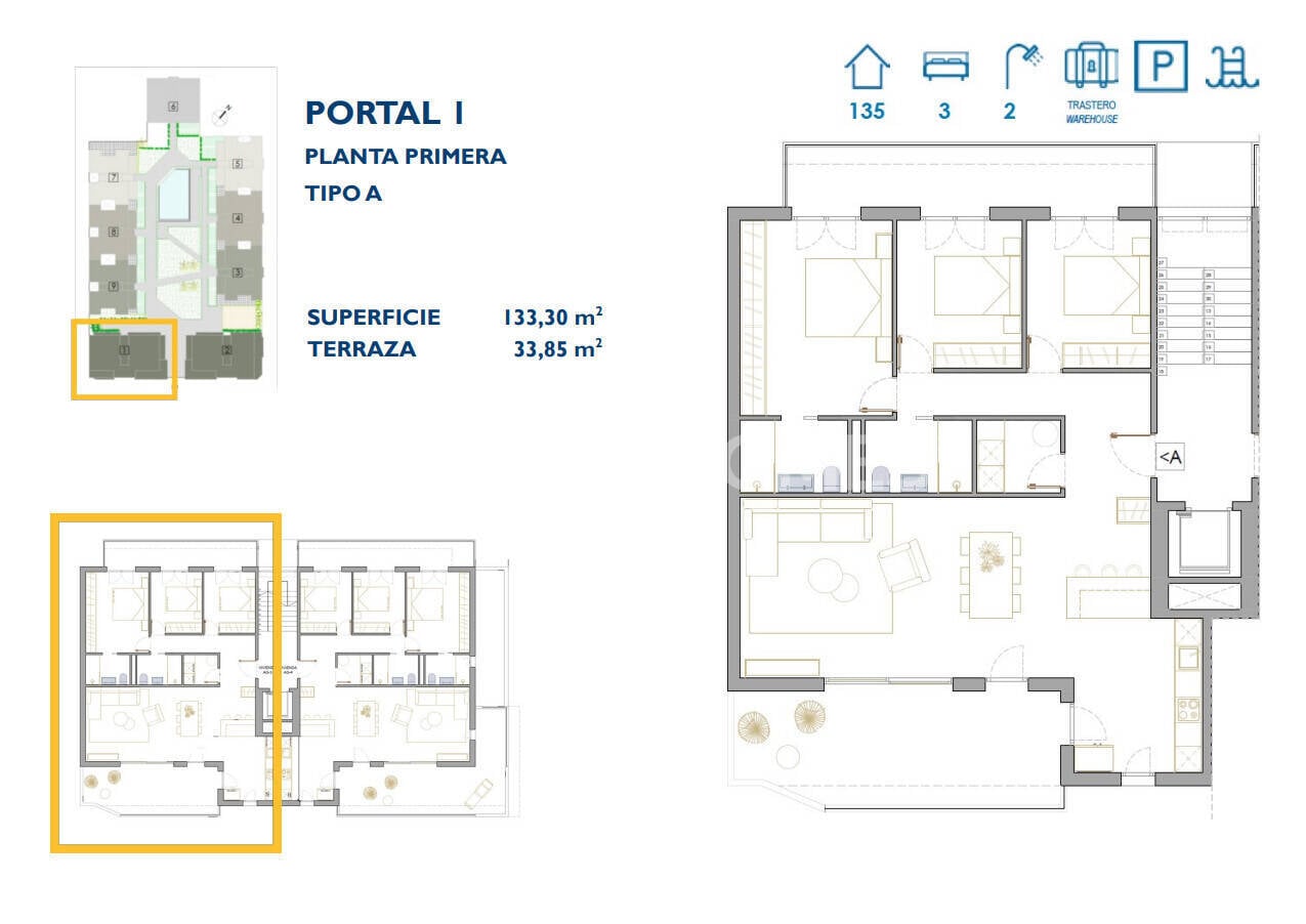 Dzīvoklis San Pedro del Pinatar, Murcia, Spānijā 2 istabas, 84 m2 Nr. 121074