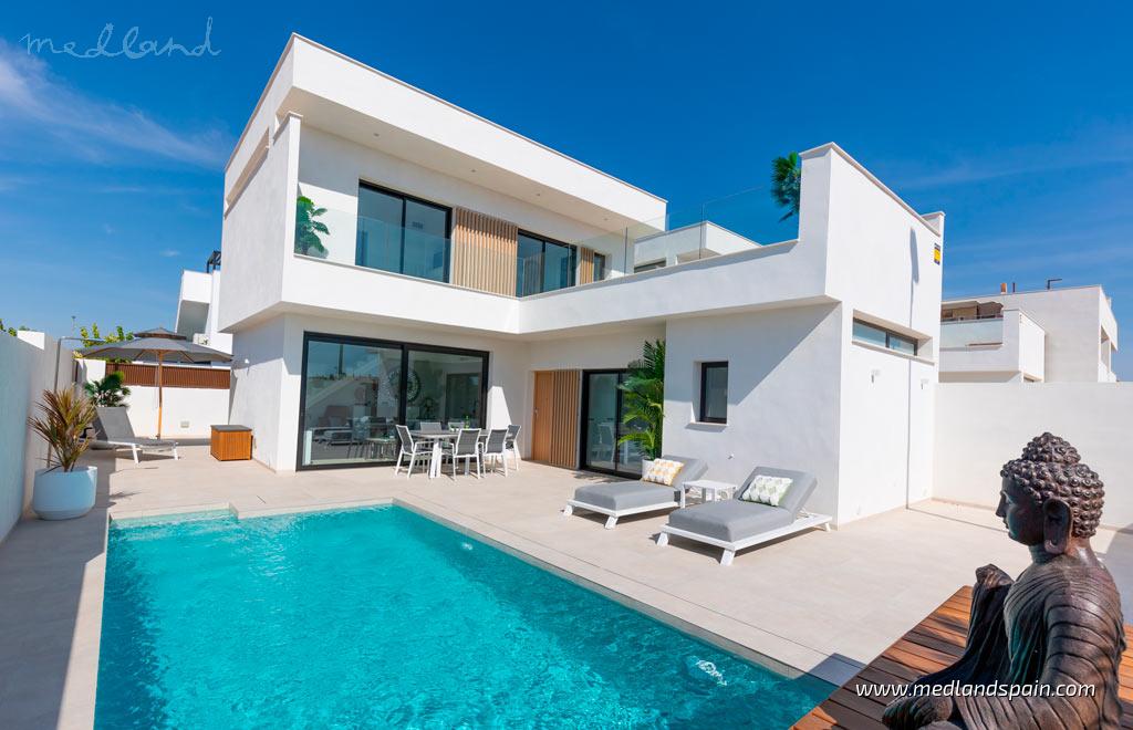 Villa in Santiago de la Ribera, Murcia, Spain 3 bedrooms, 127 sq.m. No. 121929