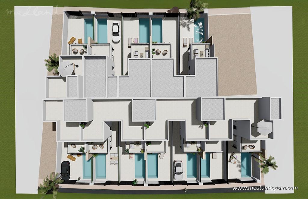 Townhouse in Santiago de la Ribera, Murcia, Spanien 3 Schlafzimmer, 113 m2 Nr. 129808