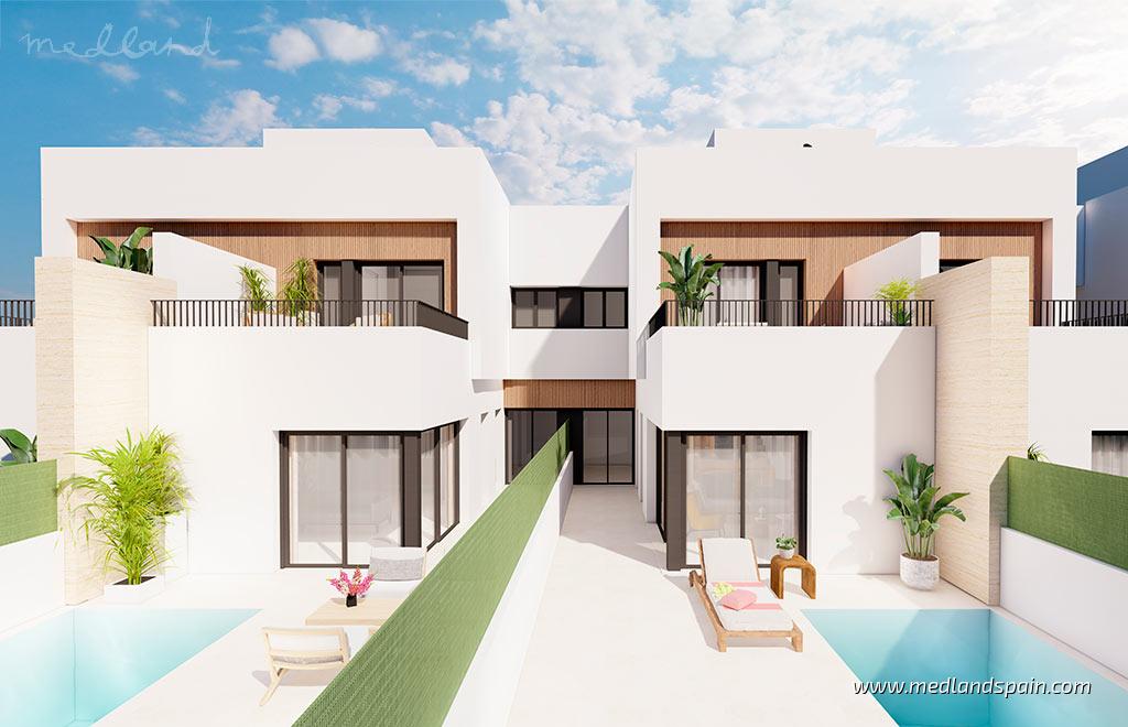 Townhouse in Santiago de la Ribera, Murcia, Spanien 3 Schlafzimmer, 113 m2 Nr. 129808