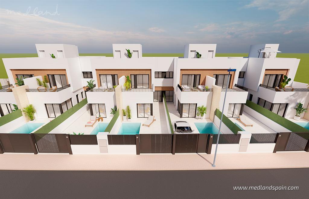 Townhouse in Santiago de la Ribera, Murcia, Spanien 3 Schlafzimmer, 113 m2 Nr. 129808
