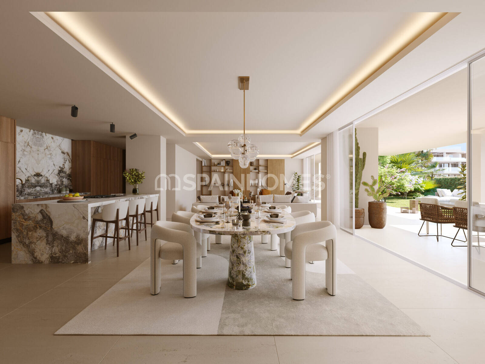 Takvåning i Marbella, Malaga, Spanien 4 sovrum, 300 kvm. Nr. 121324