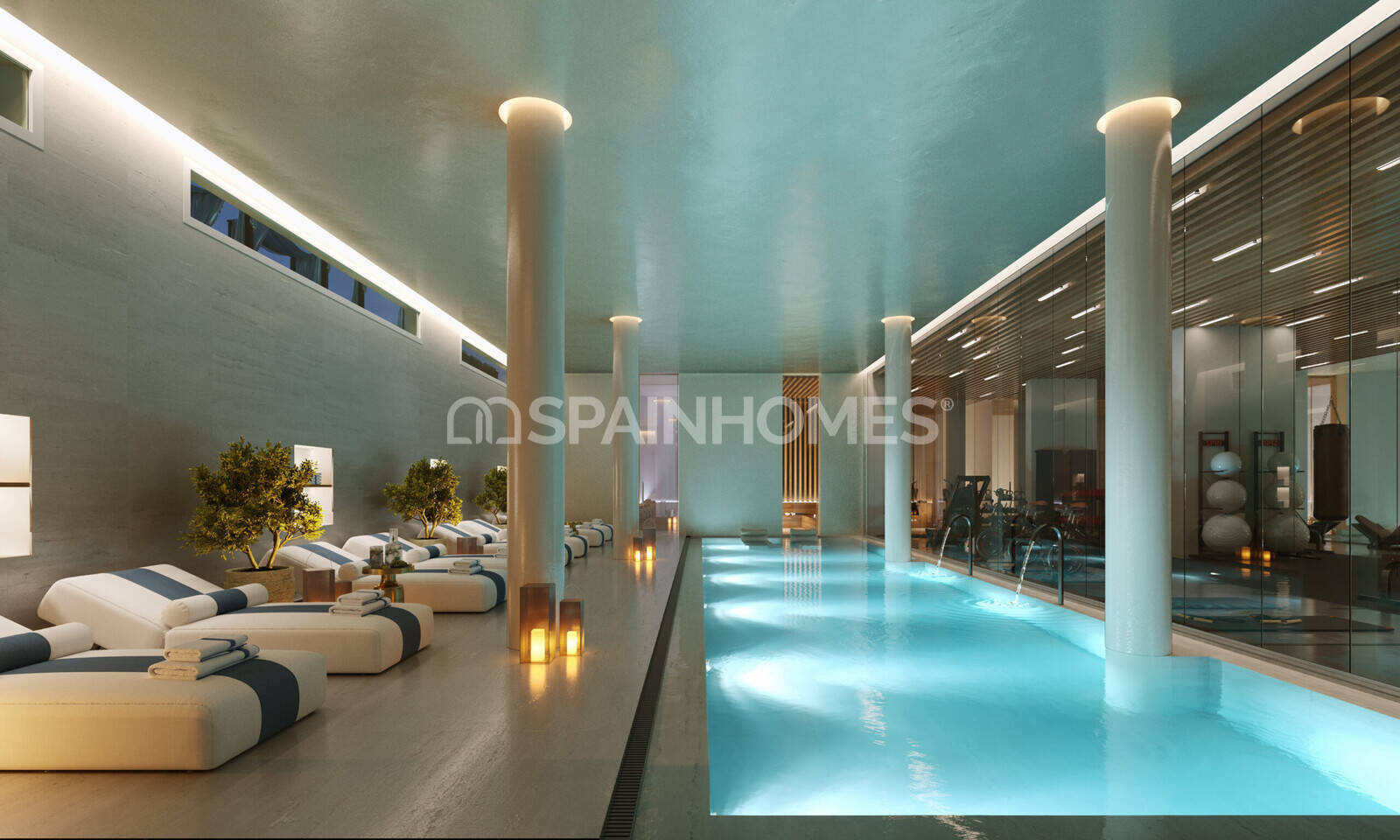 Takvåning i Marbella, Malaga, Spanien 4 sovrum, 300 kvm. Nr. 121324