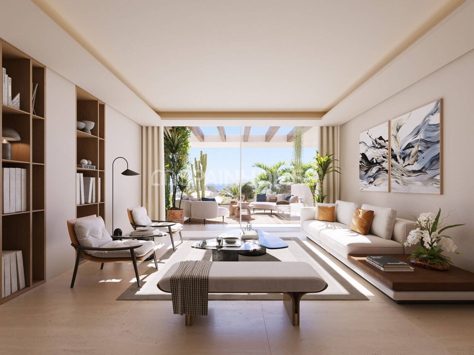 Takvåning i Marbella, Malaga, Spanien 4 sovrum, 300 kvm. Nr. 121324