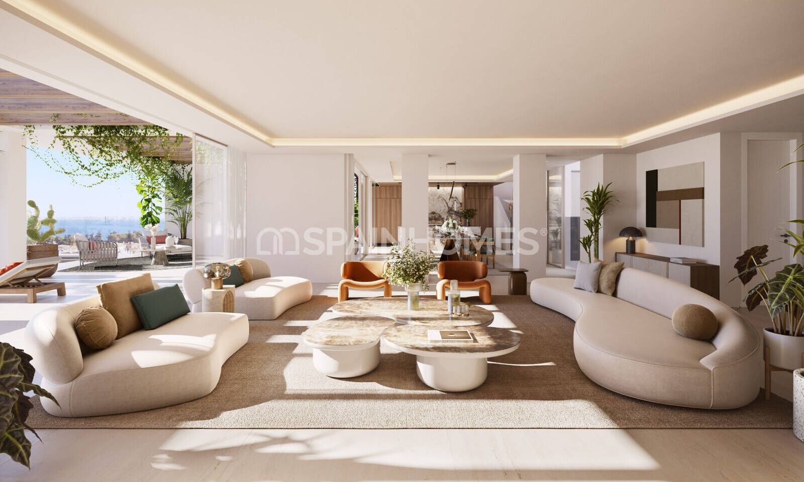 Takvåning i Marbella, Malaga, Spanien 4 sovrum, 300 kvm. Nr. 121324