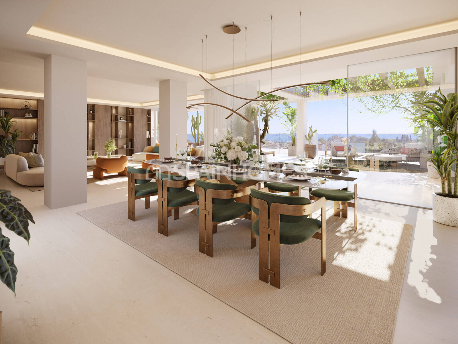 Takvåning i Marbella, Malaga, Spanien 4 sovrum, 300 kvm. Nr. 121324