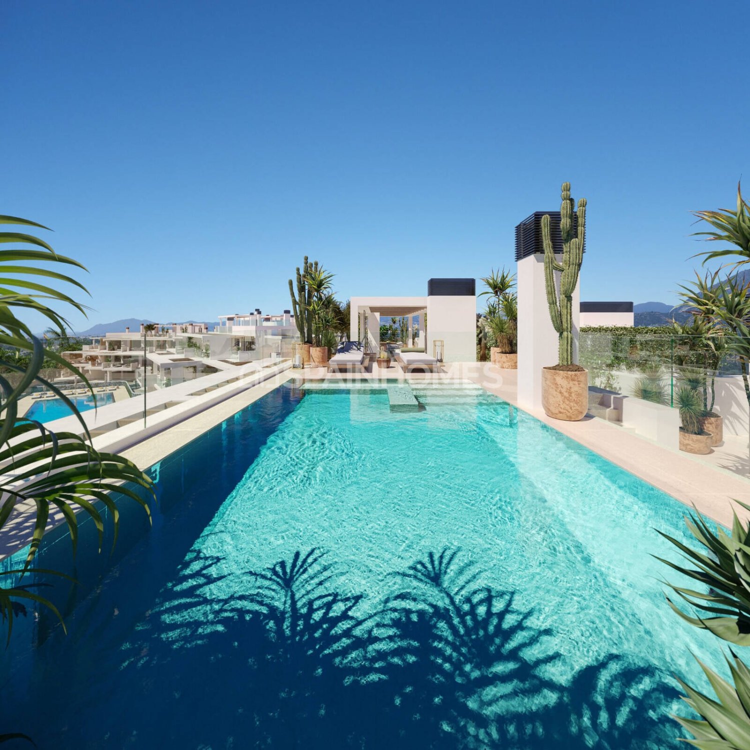 Takvåning i Marbella, Malaga, Spanien 4 sovrum, 300 kvm. Nr. 121324