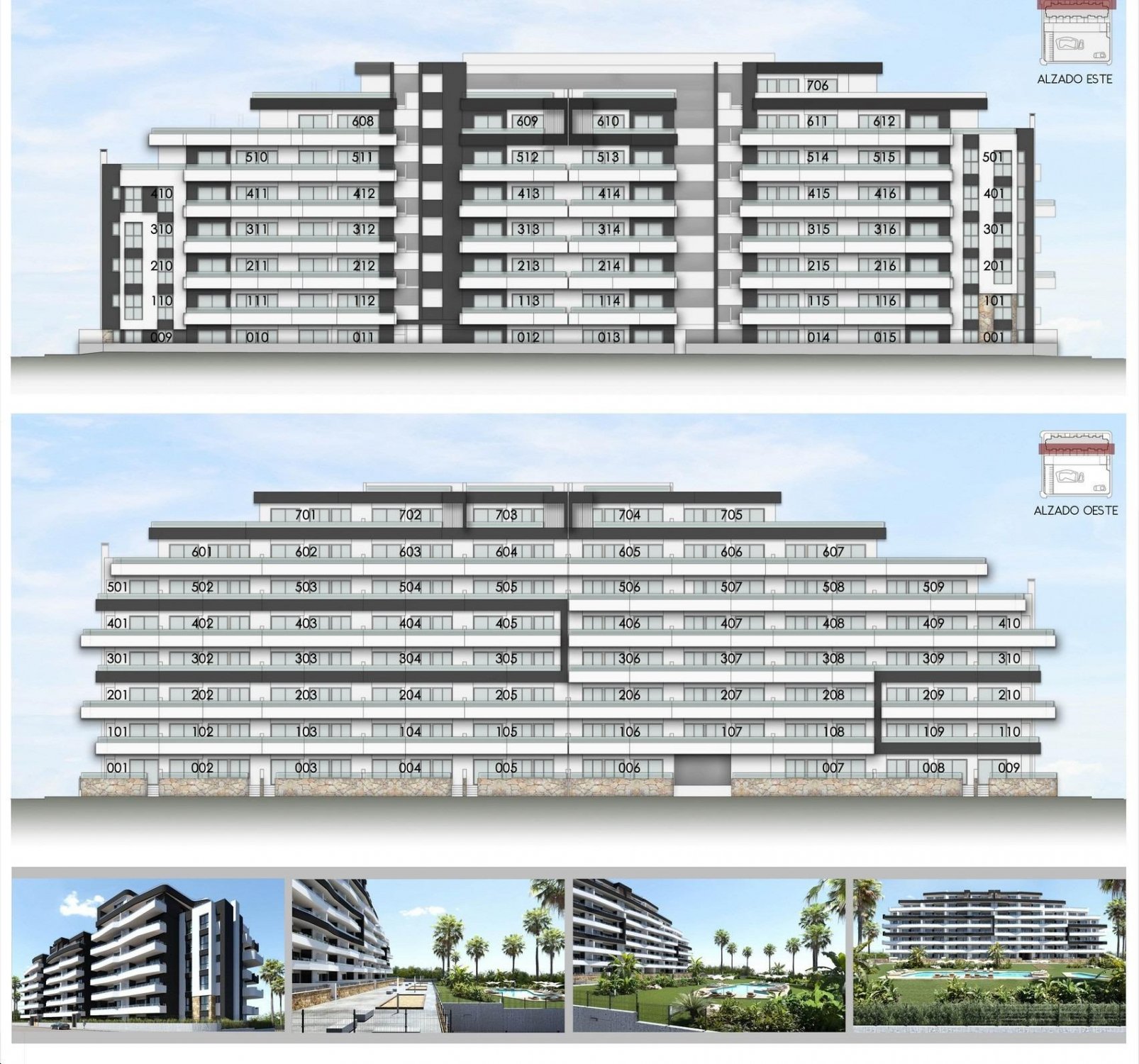 Dzīvoklis San Miguel de Salinas, Alicante, Spānijā 2 istabas, 70 m2 Nr. 128595