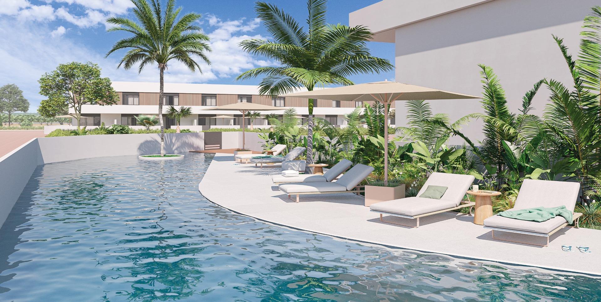 Villa in Pilar de la Horadada, Alicante, Spanien 3 Schlafzimmer, 112 m2 Nr. 128590