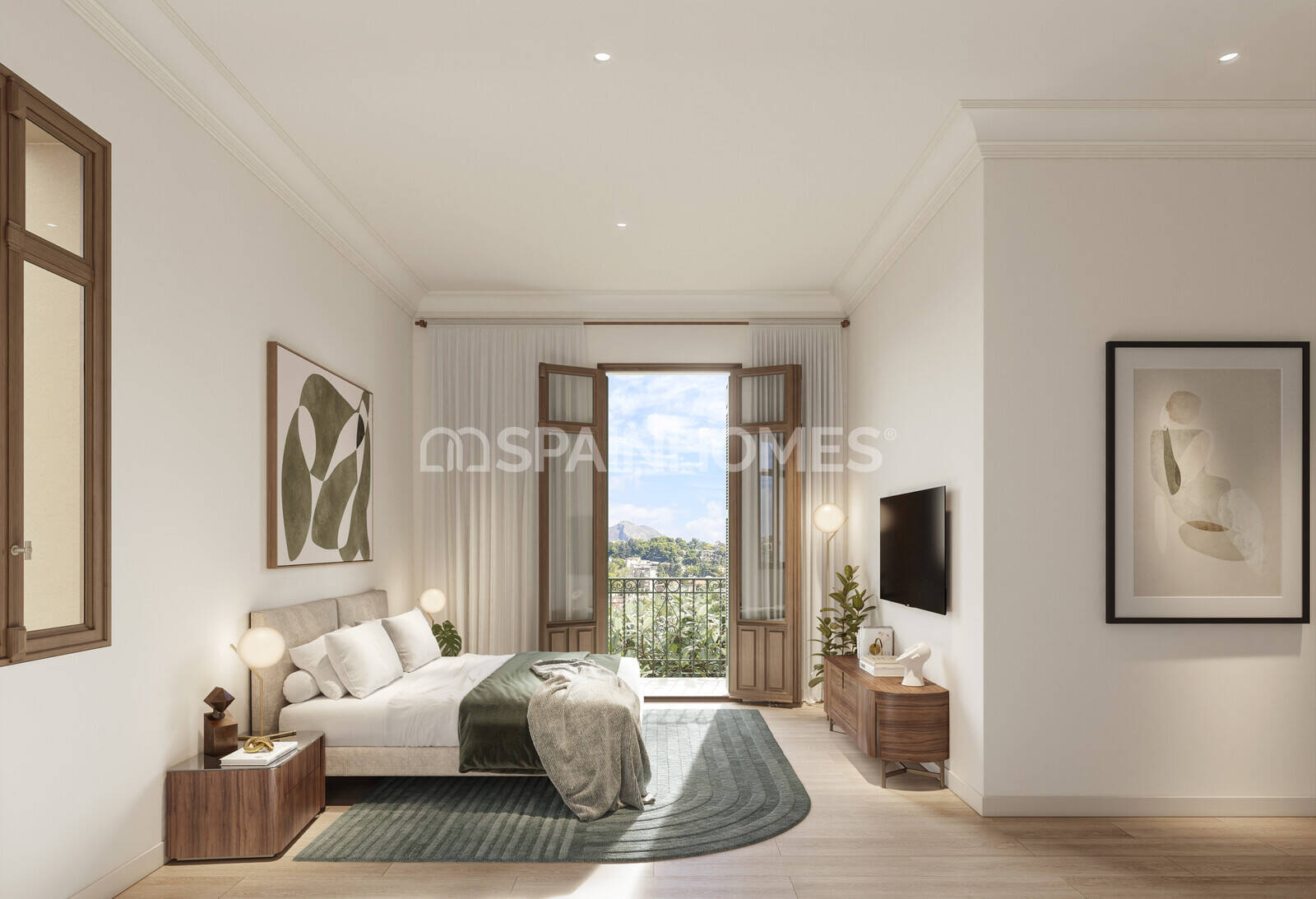 Huoneisto Malaga, Espanja 4 makuuhuonetta, 190 m2 No. 121231