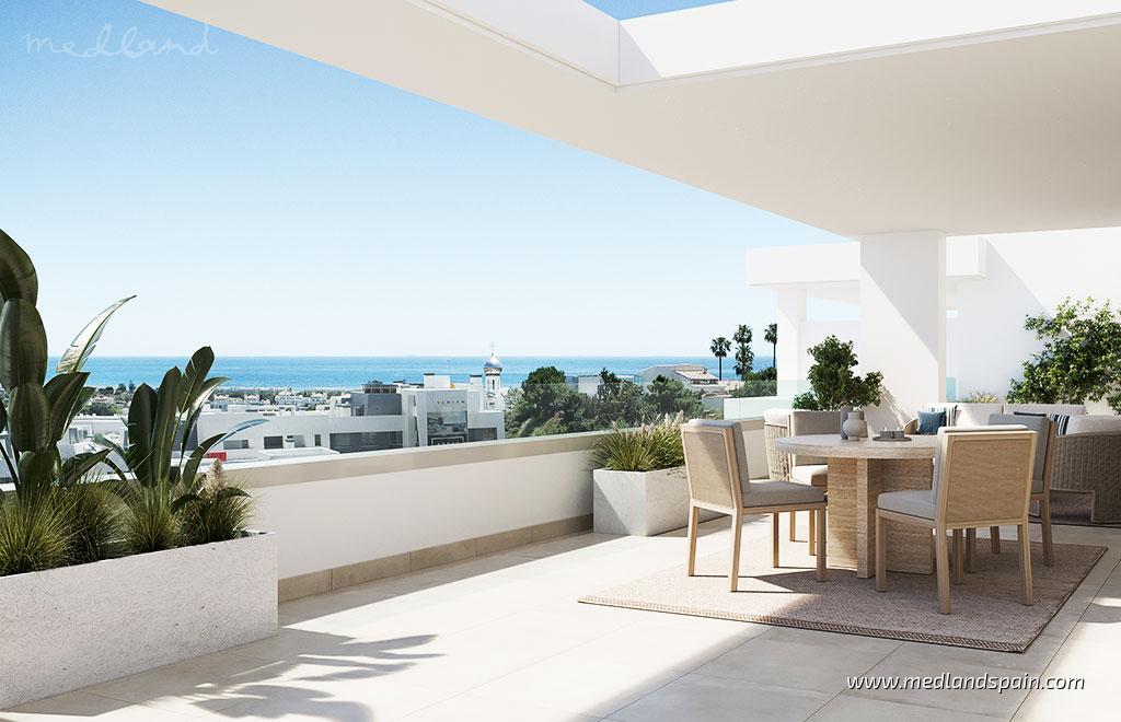 Dzīvoklis Estepona, Malaga, Spānijā 1 istaba, 94 m2 Nr. 124604