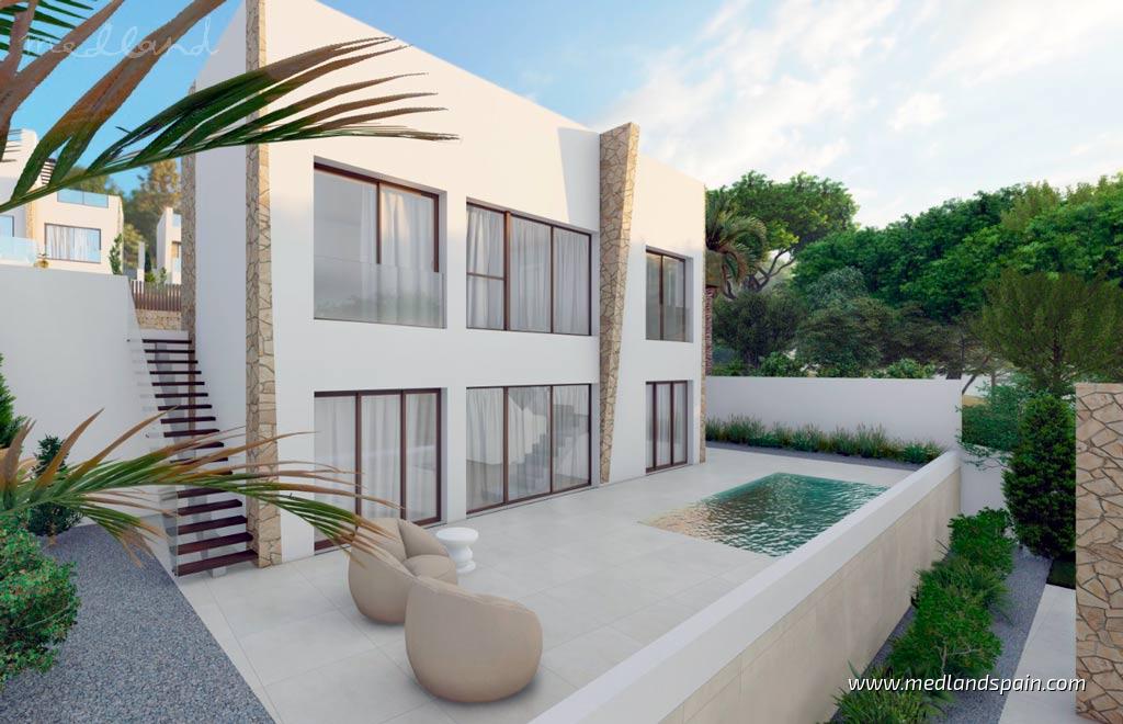 Villa i Finestrat, Alicante, Spanien 3 sovrum, 202 kvm. Nr. 120337
