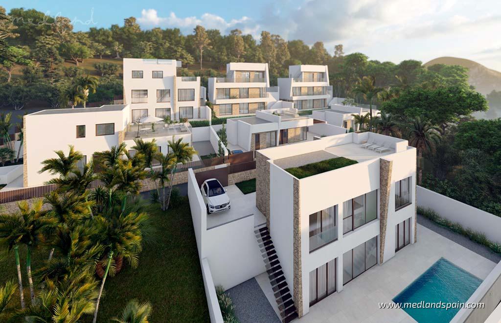 Villa i Finestrat, Alicante, Spanien 3 sovrum, 202 kvm. Nr. 120337