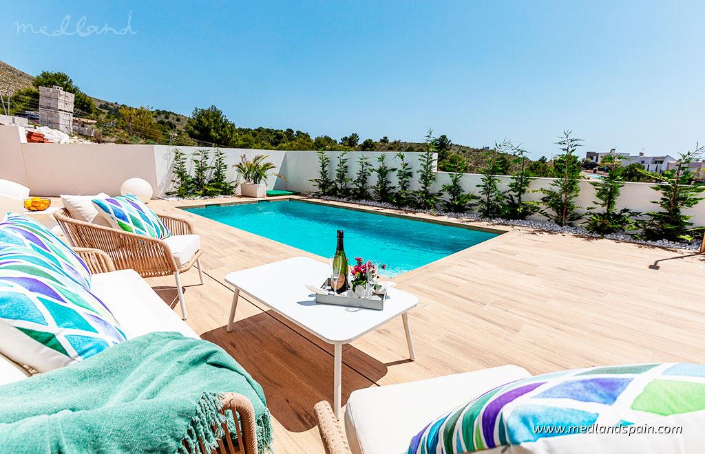 Villa i Finestrat, Alicante, Spanien 3 sovrum, 202 kvm. Nr. 120337