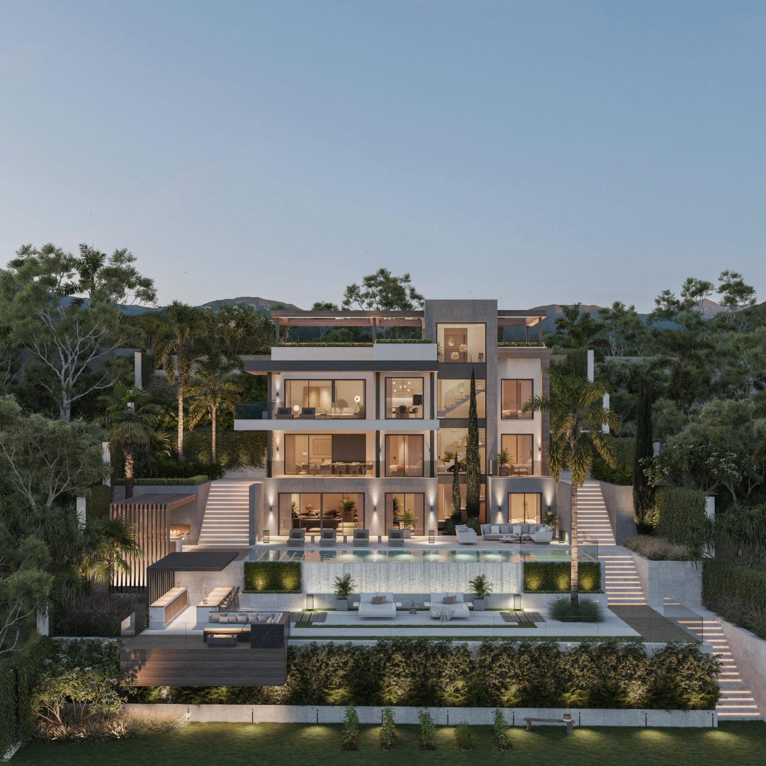 Huvila Mijas, Malaga, Espanja 5 makuuhuonetta, 399 m2 No. 123747